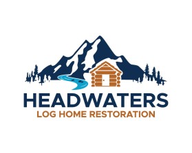 Logo Design Entry 2032270 submitted by Milos 1807 to the contest for Headwaters Log Home Restoration run by rcmichel18 