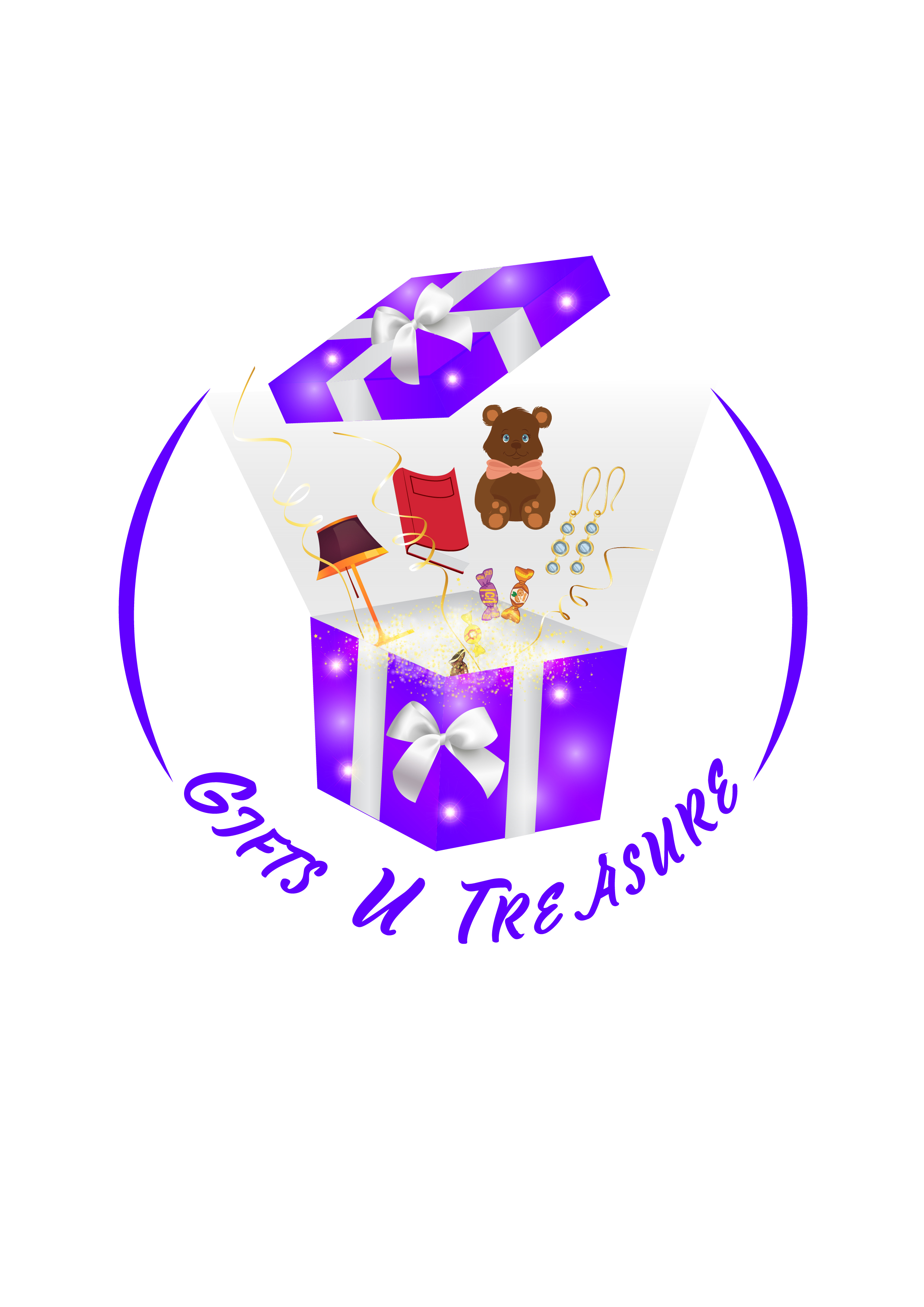 Logo Design entry 2034047 submitted by osama999 to the Logo Design for Gifts U Treasure run by quest8552