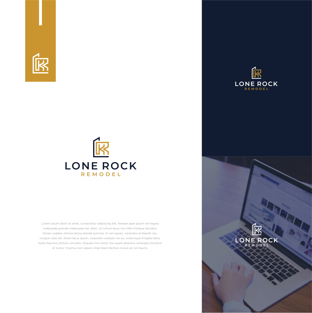 Logo Design entry 2028591 submitted by fitrigunar88 to the Logo Design for Lone Rock Remodel run by haubrich01