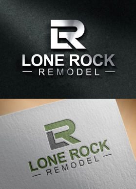 Logo Design entry 2028589 submitted by shehans to the Logo Design for Lone Rock Remodel run by haubrich01