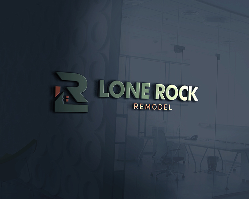 Logo Design entry 2028591 submitted by rie_nov to the Logo Design for Lone Rock Remodel run by haubrich01