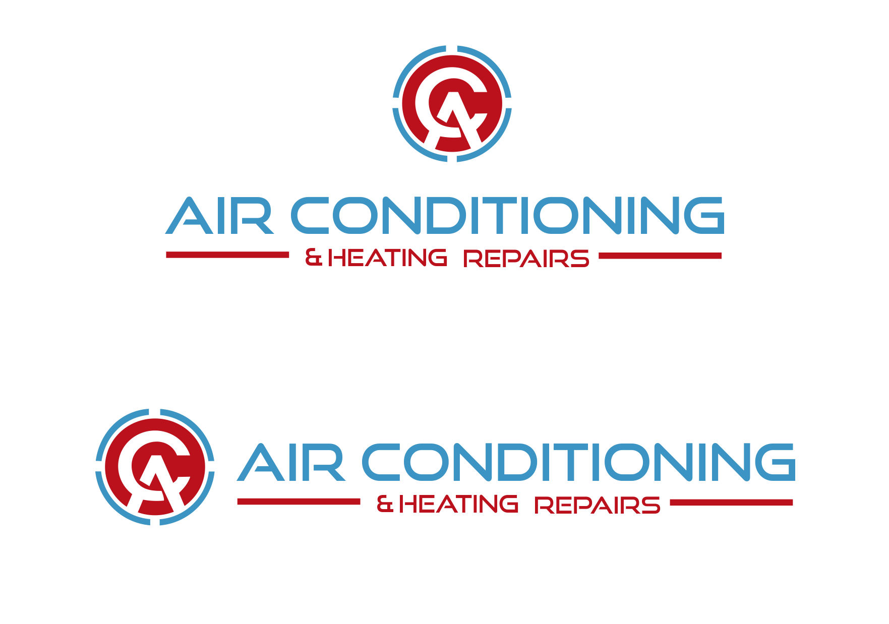 Logo Design entry 2038926 submitted by rajh man to the Logo Design for Air Conditioning & Heating Repairs run by Dolloffj