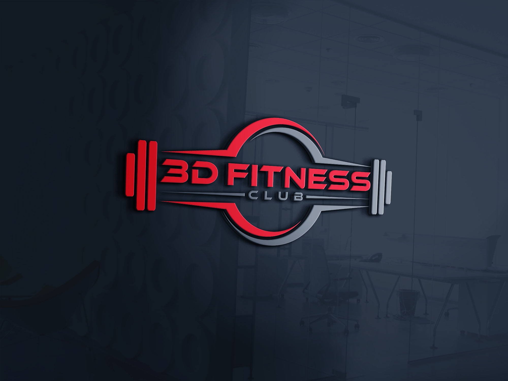 Logo Design entry 2039725 submitted by makrufi to the Logo Design for 3D Fitness Club run by ddanallanko