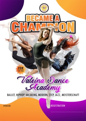 Graphic Design Entry 2040656 submitted by isna to the contest for Valeina Dance Academy run by sjost111