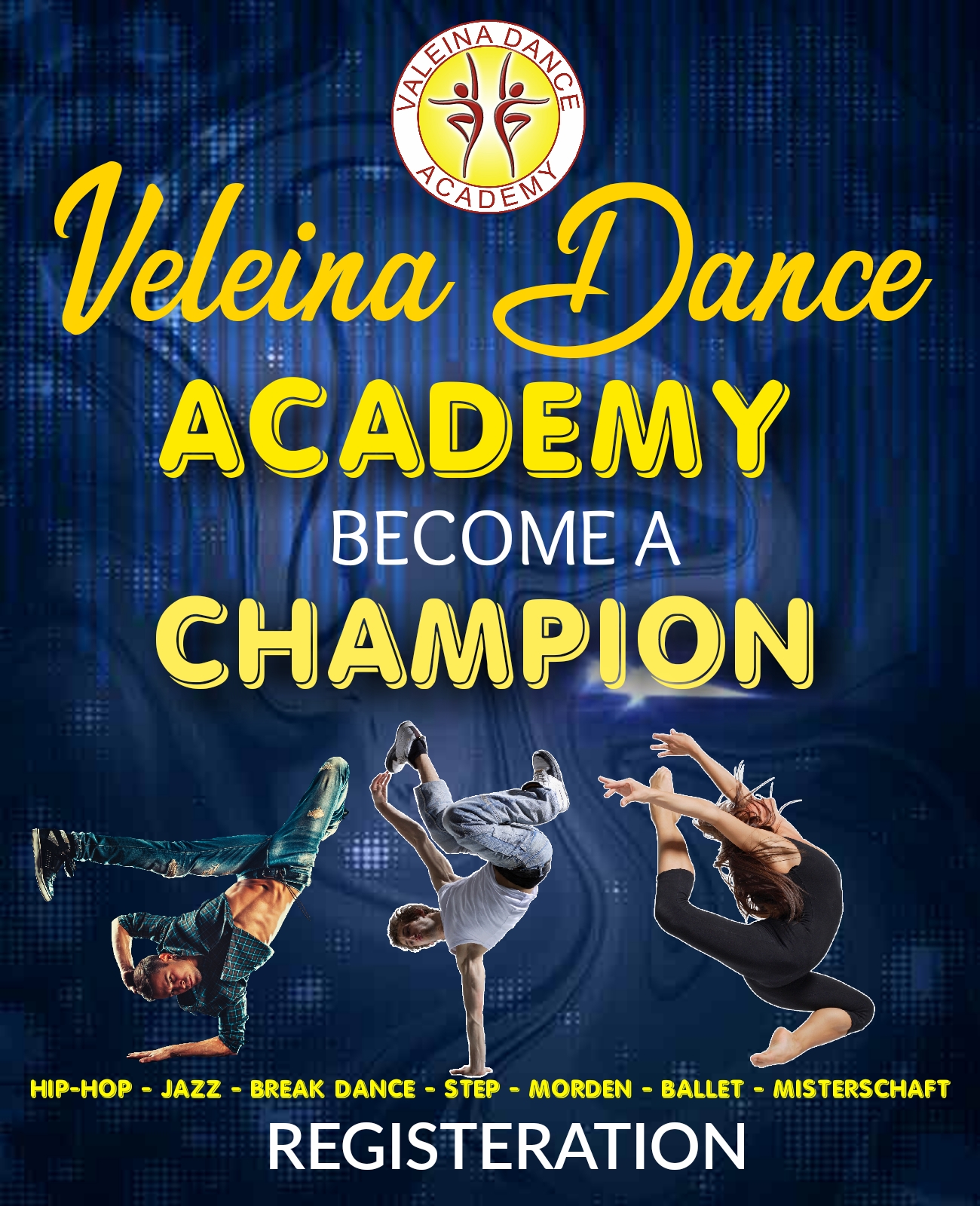 Graphic Design entry 2040674 submitted by RAMG to the Graphic Design for Valeina Dance Academy run by sjost111