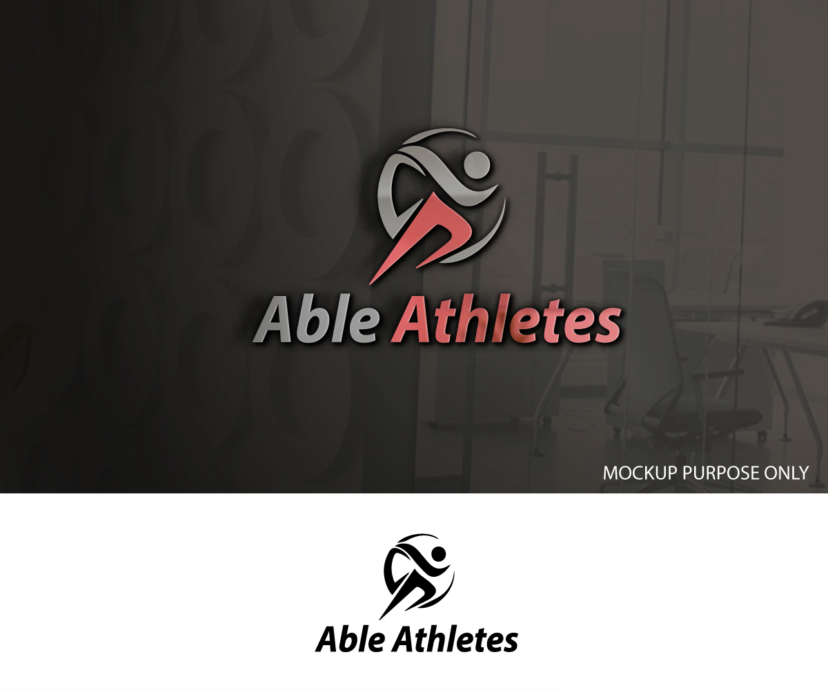 Logo Design entry 2040805 submitted by 007sunny007 to the Logo Design for Able Athletes run by SkyKnock77