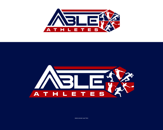 Logo Design entry 2041018 submitted by SATRI to the Logo Design for Able Athletes run by SkyKnock77