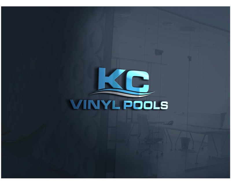 Logo Design entry 2043696 submitted by jragem to the Logo Design for KC Vinyl Pools run by aarontfloyd