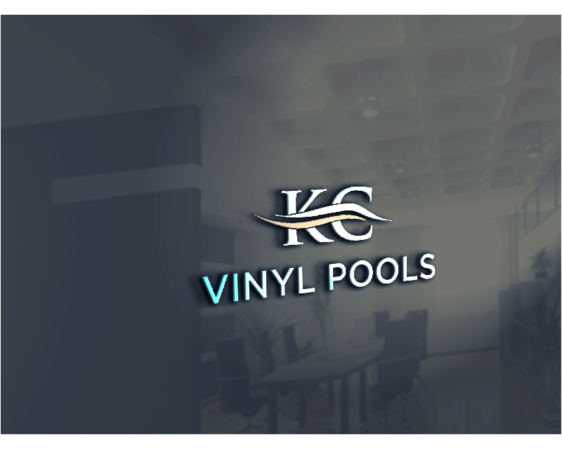Logo Design entry 2043720 submitted by esteh to the Logo Design for KC Vinyl Pools run by aarontfloyd