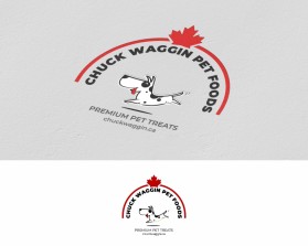 Logo Design Entry 2043766 submitted by juggernauts to the contest for Chuck Waggin Pet Foods     chuckwaggin.ca run by chuckwaggin