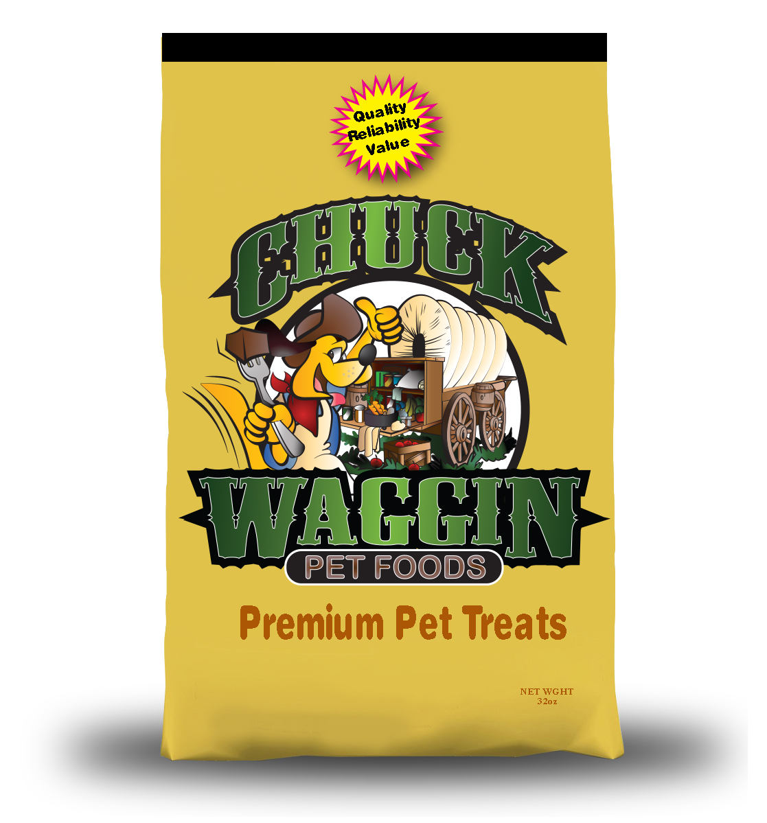 Logo Design entry 2043833 submitted by paulcantindesign to the Logo Design for Chuck Waggin Pet Foods     chuckwaggin.ca run by chuckwaggin