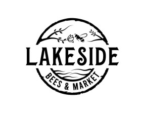 Logo Design entry 2045730 submitted by Hasib99 to the Logo Design for Lakeside Bees & Market run by majlsander