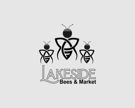 Logo Design Entry 2045737 submitted by Abib.P to the contest for Lakeside Bees & Market run by majlsander
