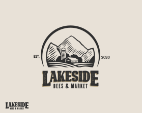 Logo Design Entry 2045779 submitted by kevinfelix to the contest for Lakeside Bees & Market run by majlsander