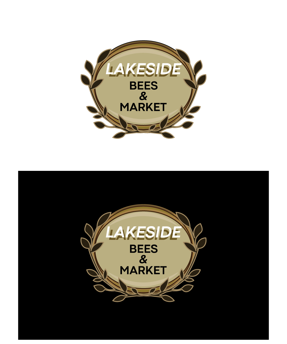 Logo Design entry 2045730 submitted by omhe1914 to the Logo Design for Lakeside Bees & Market run by majlsander