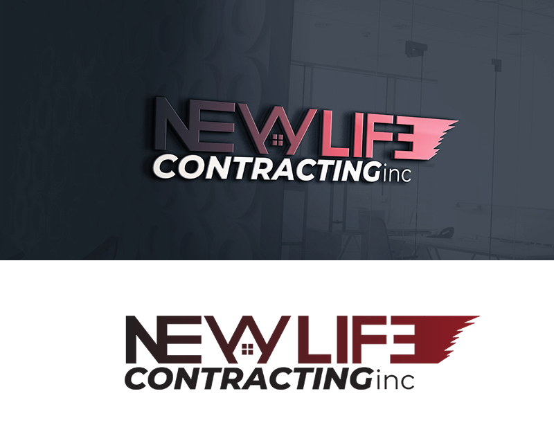 Logo Design entry 2046583 submitted by odieyuza to the Logo Design for New Life Contracting inc run by Wolo201819