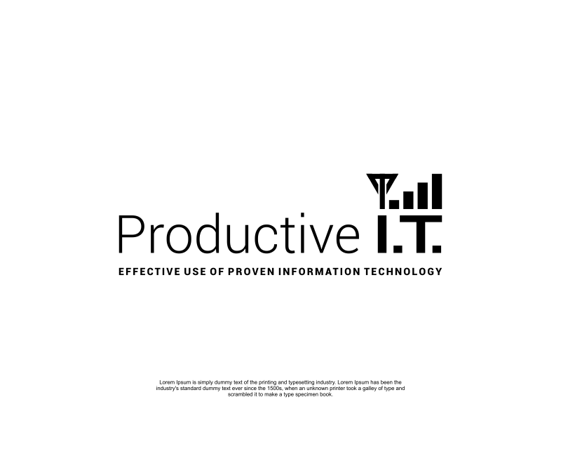 Logo Design entry 2047531 submitted by jumiran to the Logo Design for Productive I.T. (productiveit.com) run by productiveit
