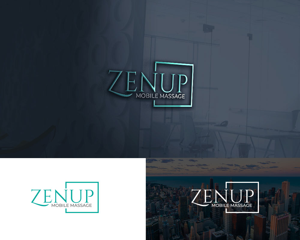 Logo Design entry 2048416 submitted by ayazkhan to the Logo Design for Zenup Mobile Massage run by BHBDI