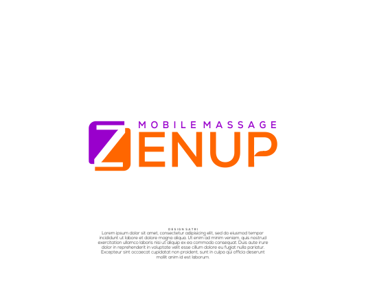 Logo Design entry 2048544 submitted by SATRI to the Logo Design for Zenup Mobile Massage run by BHBDI