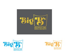 Logo Design entry 2056569 submitted by TOM1 to the Logo Design for Big B's Breakfast, Bbq, Beer & Buckets run by Big B