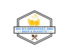 Logo Design Entry 2056680 submitted by PRASAD KKD to the contest for Big B's Breakfast, Bbq, Beer & Buckets run by Big B