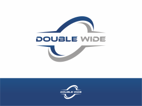 Logo Design Entry 2057458 submitted by makrufi to the contest for Double Wide  run by Treymcc