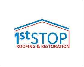 Logo Design Entry 2059022 submitted by eclipsart to the contest for 1st Stop Roofing and Restoration run by yurisnell