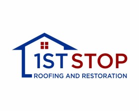 Logo Design entry 2059074 submitted by irfankhakim to the Logo Design for 1st Stop Roofing and Restoration run by yurisnell