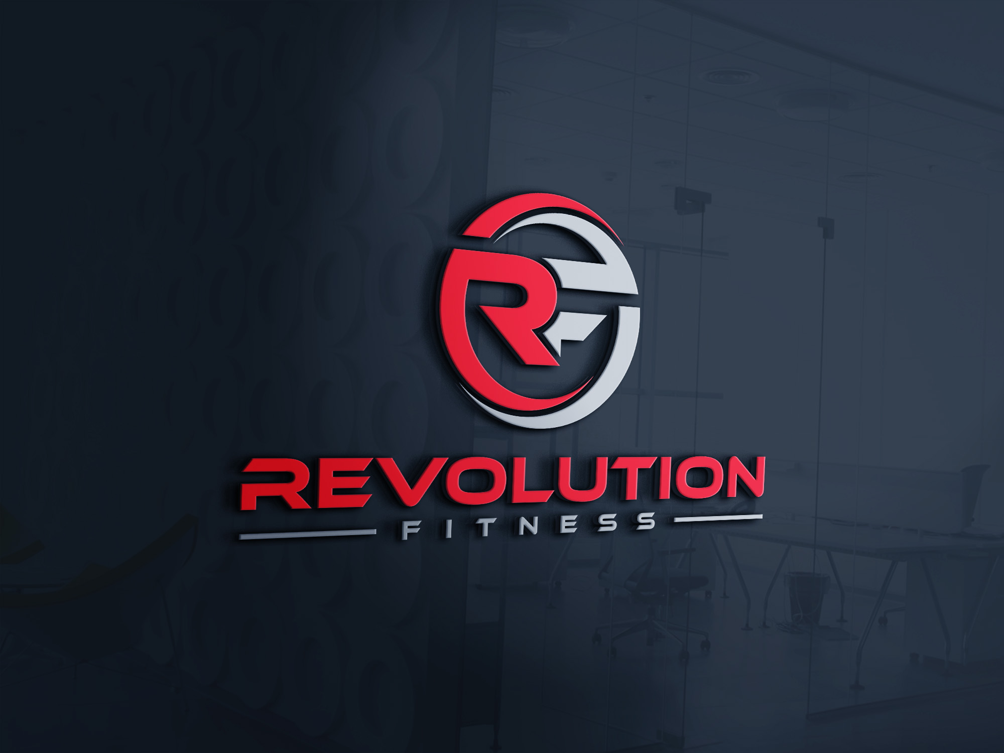 Logo Design entry 2059175 submitted by makrufi to the Logo Design for Revolution Fitness run by Jasonallen913