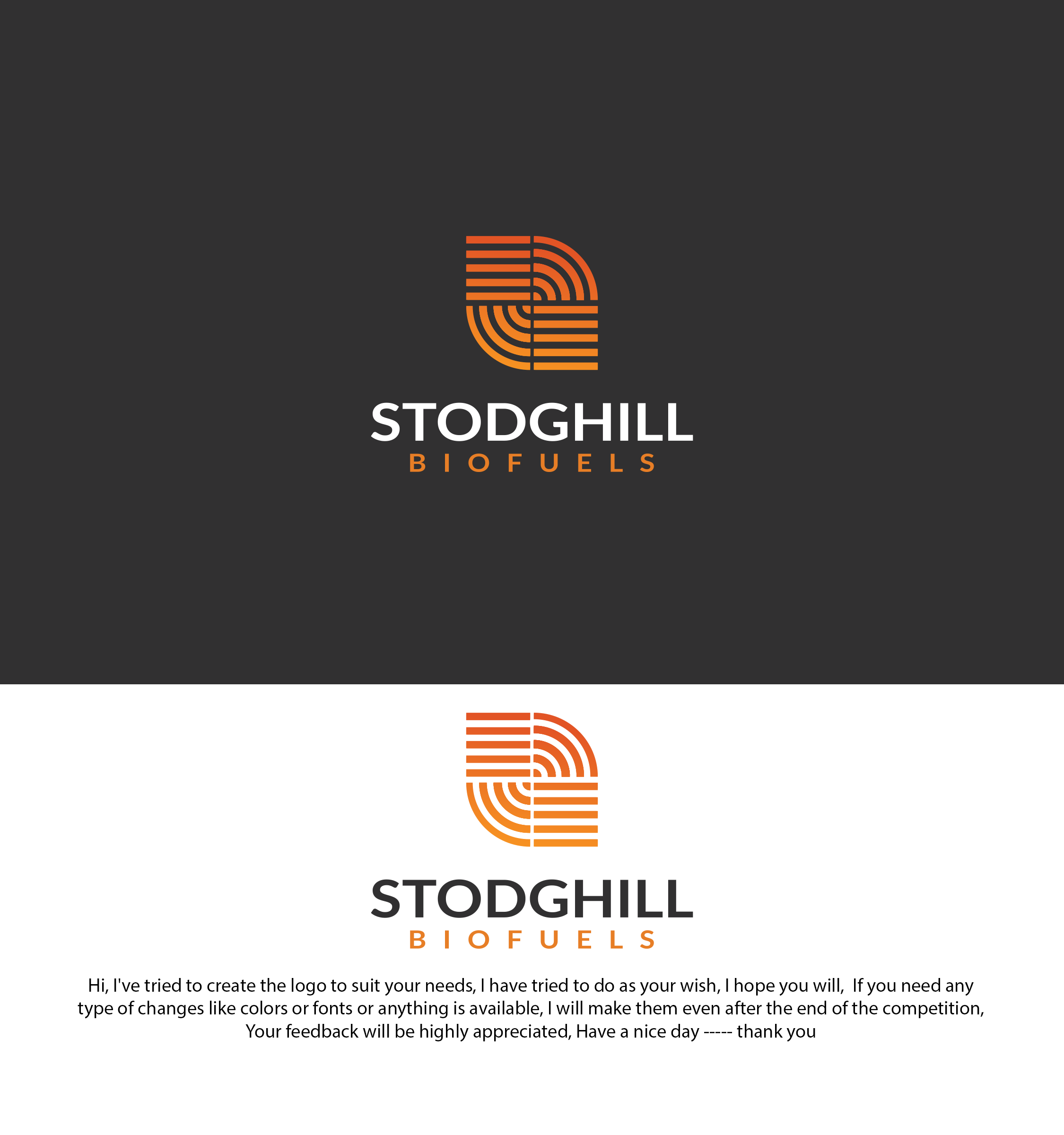 Logo Design entry 2060887 submitted by ENVIRON to the Logo Design for Stodghill Biofuels run by cstodghill