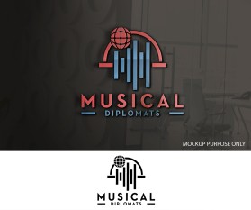 Logo Design entry 2062483 submitted by mahnoor809@gmail.com to the Logo Design for Musical Diplomats run by DiWatkinson