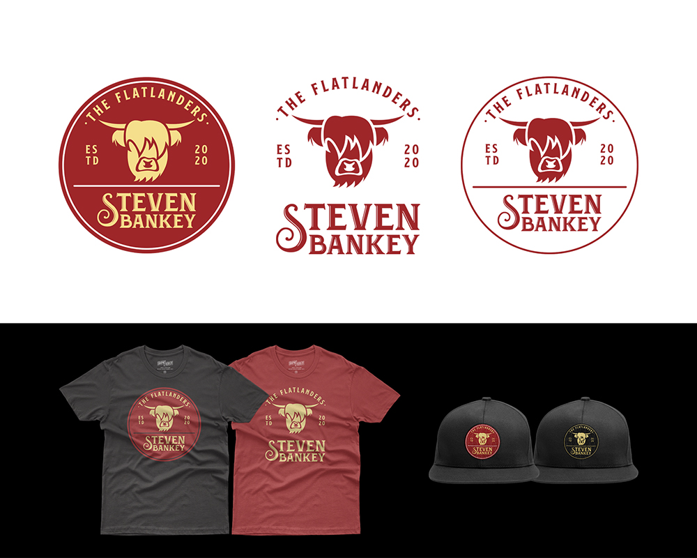 Logo Design entry 2064087 submitted by FERGUN to the Logo Design for Steven Bankey & The Flatlanders  run by bankey5_s