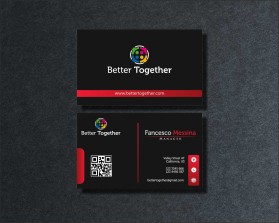 Business Card & Stationery Design entry 2064898 submitted by Pain Design to the Business Card & Stationery Design for Better Together run by Francesco Messina