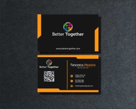 Business Card & Stationery Design entry 2064899 submitted by Pain Design to the Business Card & Stationery Design for Better Together run by Francesco Messina