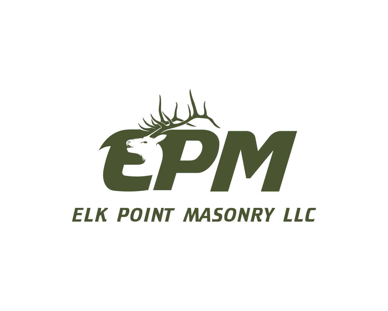 Logo Design entry 2065030 submitted by antler.tackle to the Logo Design for Elk Point Masonry LLC run by Ben Harrison