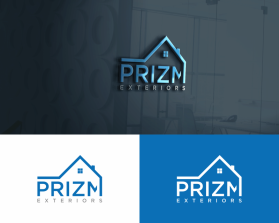 Logo Design entry 2066823 submitted by zoki169 to the Logo Design for Prizm Exteriors run by thendrzak