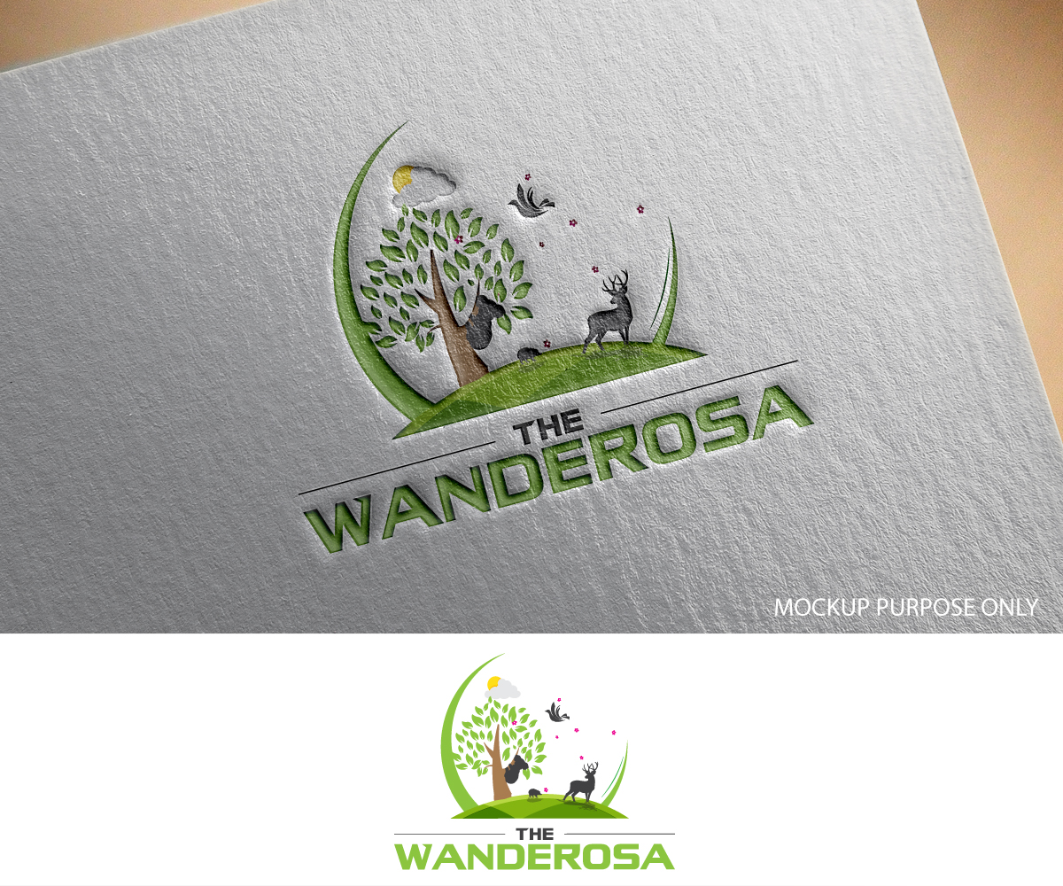 Logo Design entry 2068569 submitted by AbyMuda to the Logo Design for THE WANDEROSA run by shaunie123
