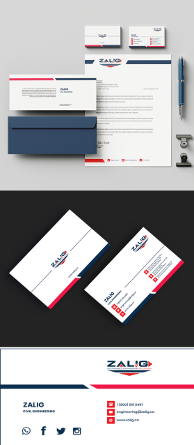 Business Card & Stationery Design entry 2143518 submitted by mahnoor809@gmail.com