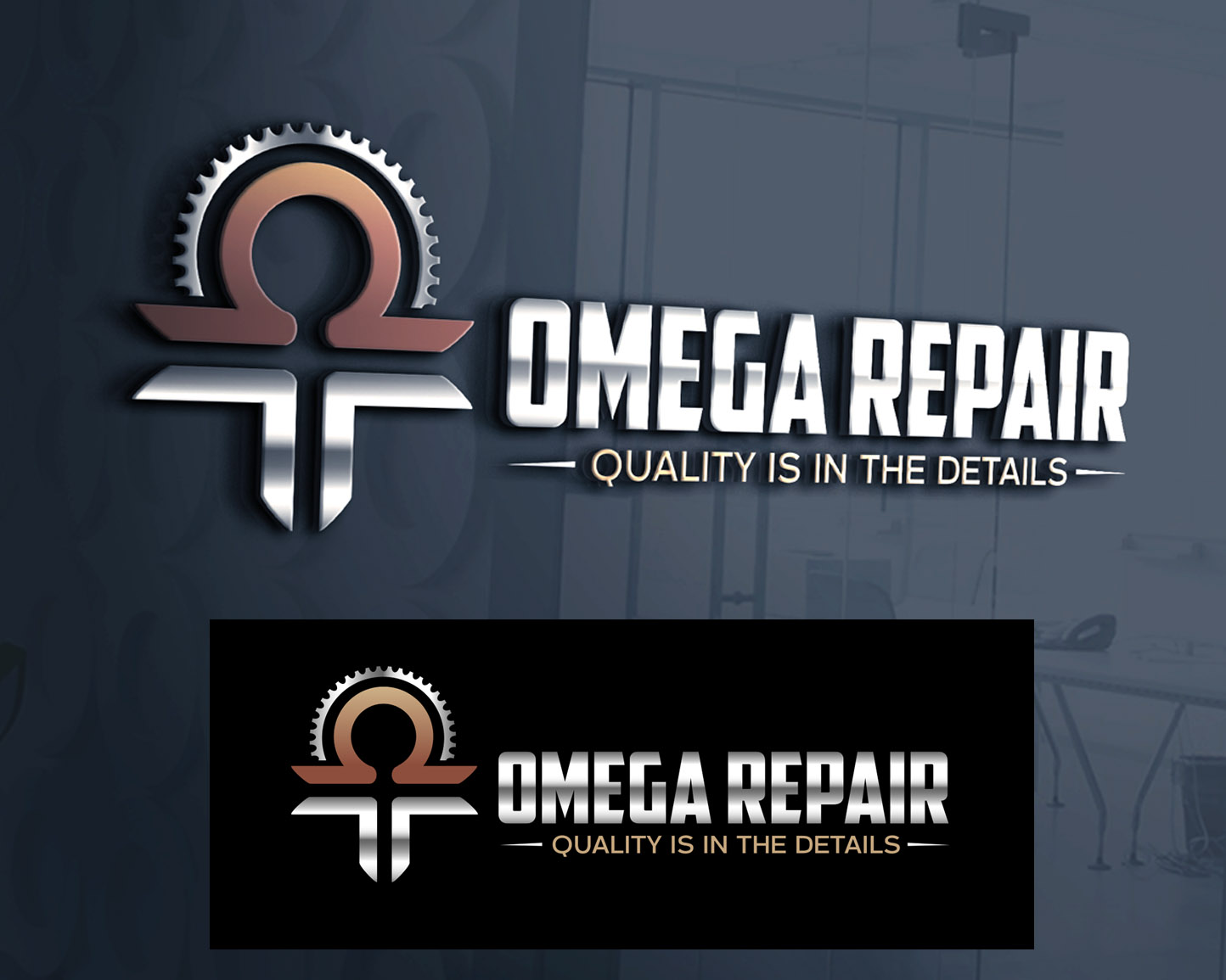 Logo Design entry 2072754 submitted by quimcey to the Logo Design for Omega Repair run by omegarepair