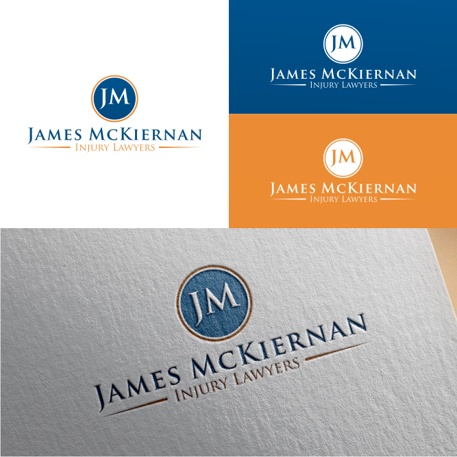 Logo Design entry 2072791 submitted by kanby A to the Logo Design for James McKiernan Injury Lawyers run by jmcklaw
