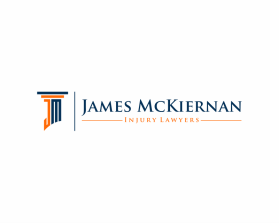 Logo Design Entry 2072941 submitted by makrufi to the contest for James McKiernan Injury Lawyers run by jmcklaw