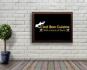 Logo Design entry 2073071 submitted by Kunalchanchiya02 to the Logo Design for C’est Bon Cuisine  run by Cestbon504