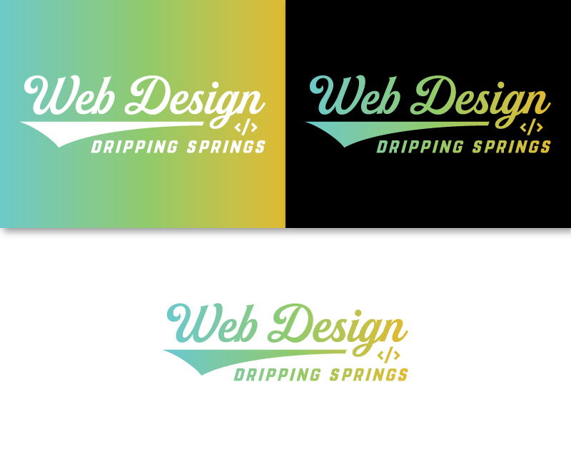 Logo Design entry 2074648 submitted by nsdhyd to the Logo Design for Web Design Dripping Springs run by kman875