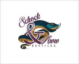 Another design by radja ganendra submitted to the Logo Design for Schock and Aww Reptiles by Littleschockie