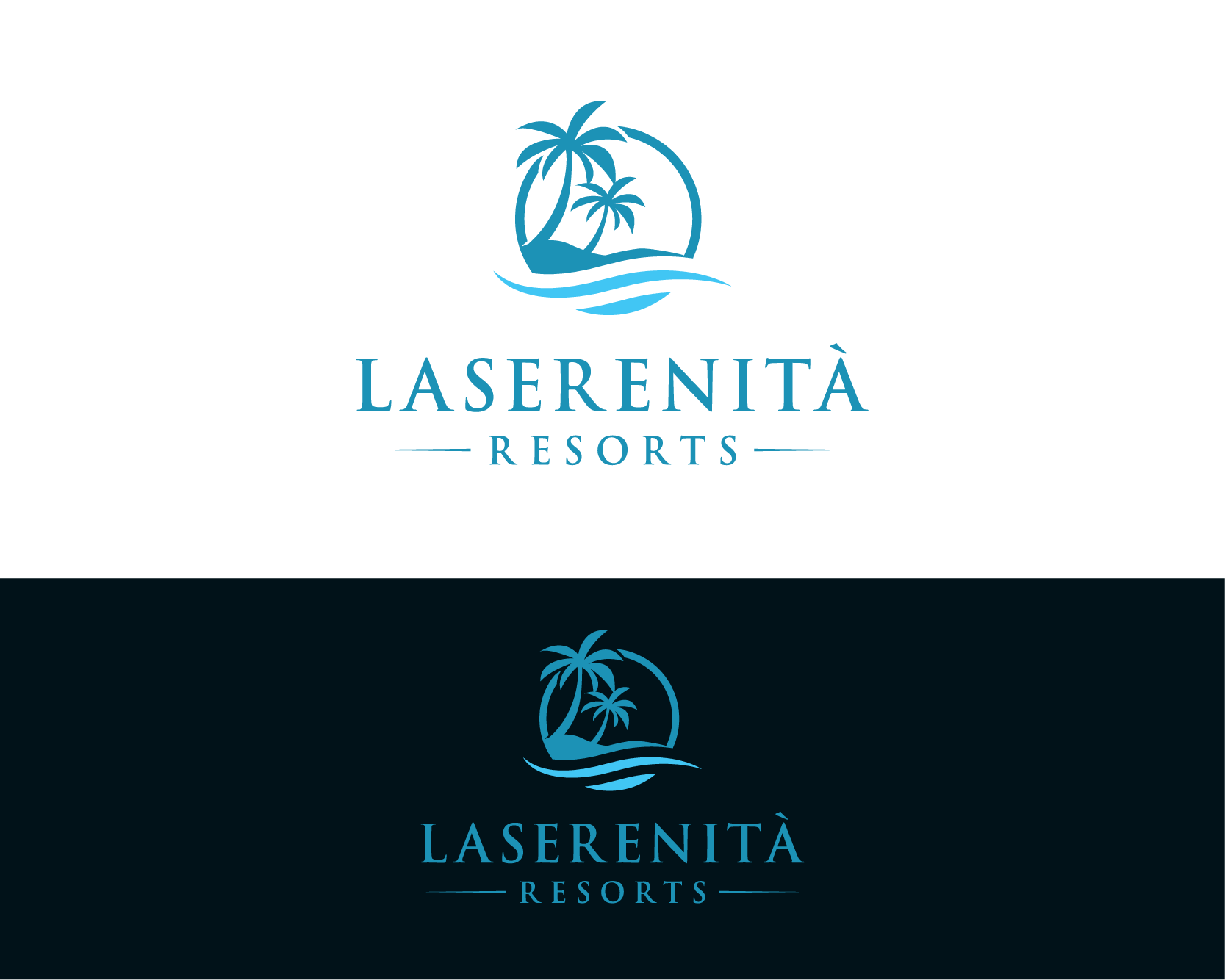 Logo Design entry 2066299 submitted by ezm to the Logo Design for laserenitàresorts.com run by laserenitaresorts