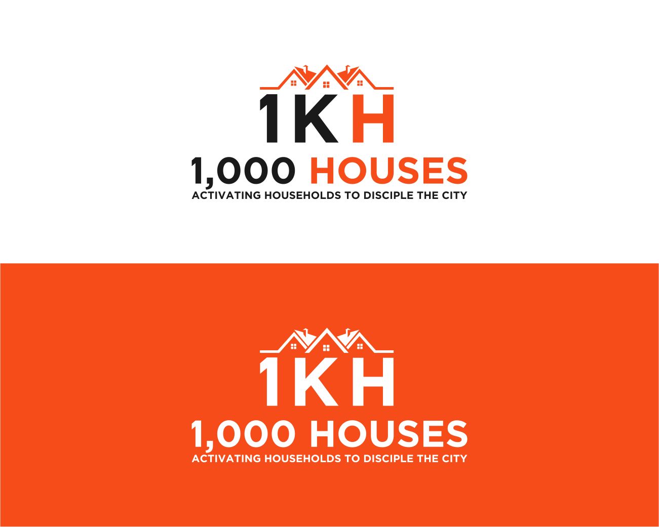 Logo Design entry 2076389 submitted by boogie woogie to the Logo Design for 1,000 Houses (1KH) run by greenball