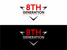 Logo Design entry 2076983 submitted by REVIKA to the Logo Design for 8th generation custom services  run by Reedreed327