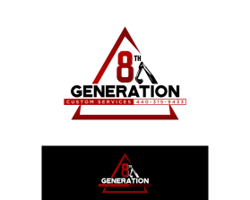 Logo Design entry 2077000 submitted by DuitMili to the Logo Design for 8th generation custom services  run by Reedreed327