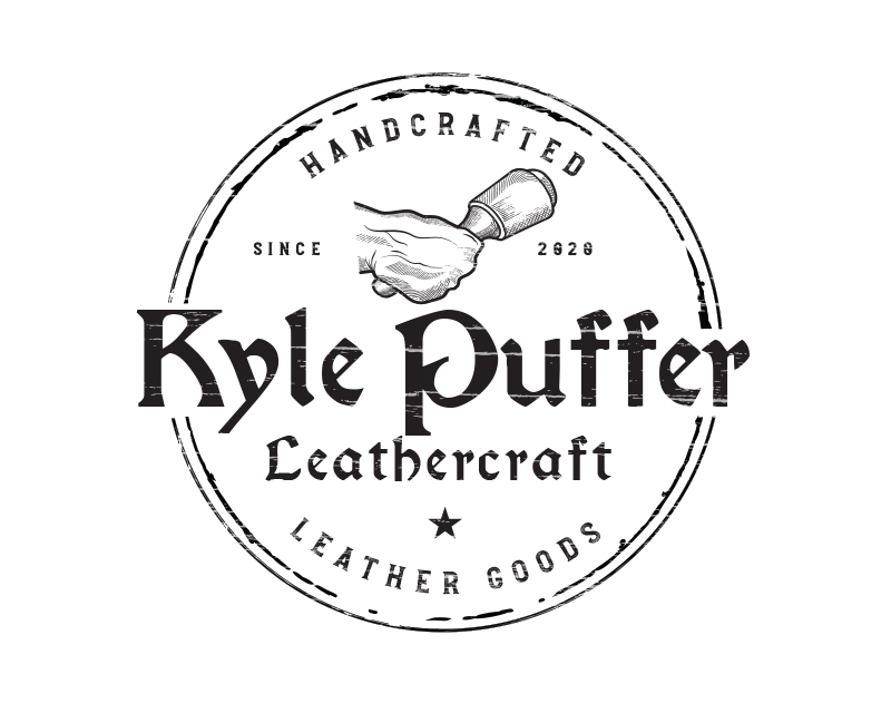Logo Design entry 2077075 submitted by PIO to the Logo Design for KP LEATHERCRAFT or KYLE PUFFER LEATHERCRAFT  run by Kaylin