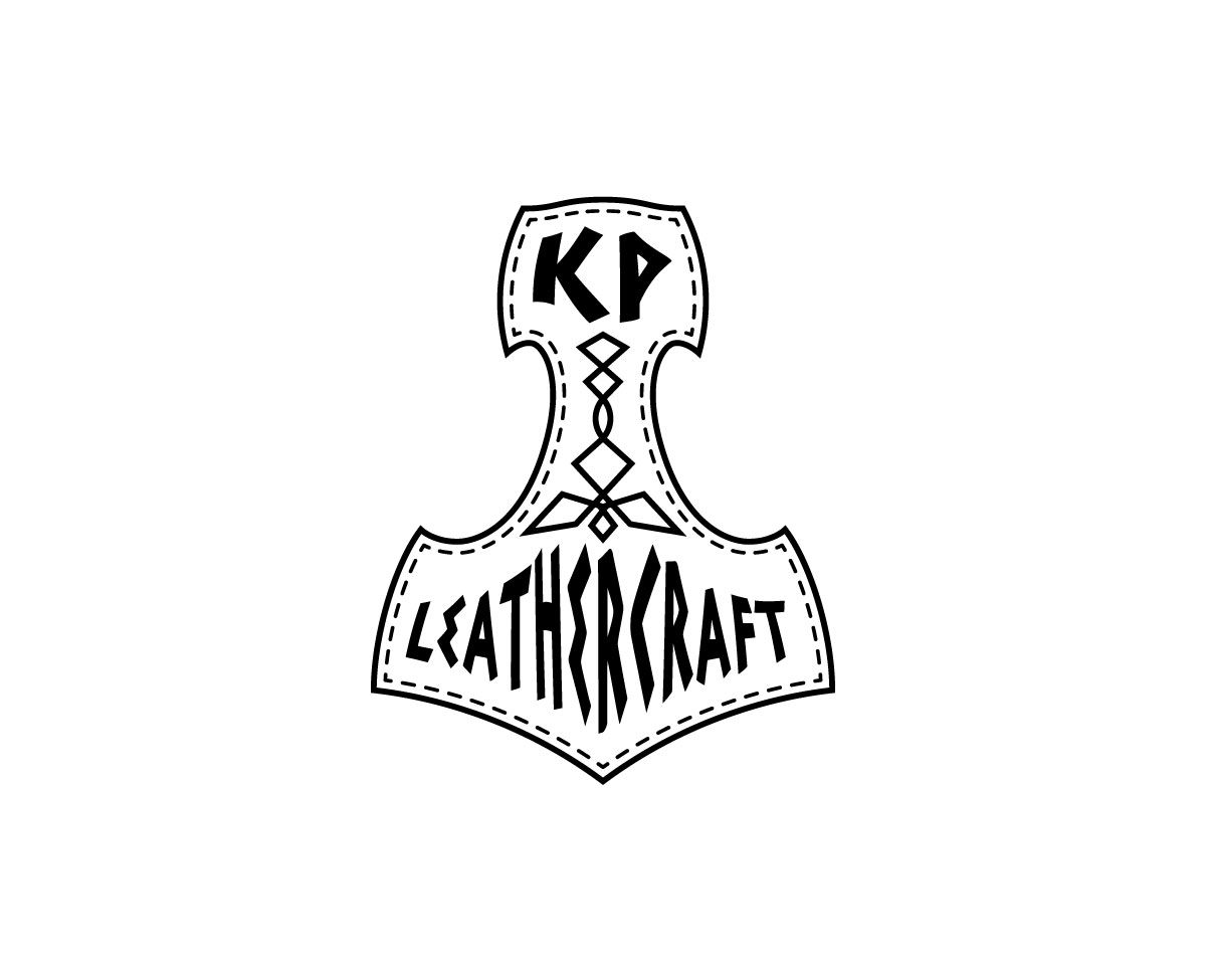 Another design by PIO submitted to the Logo Design for KP LEATHERCRAFT or KYLE PUFFER LEATHERCRAFT  by Kaylin